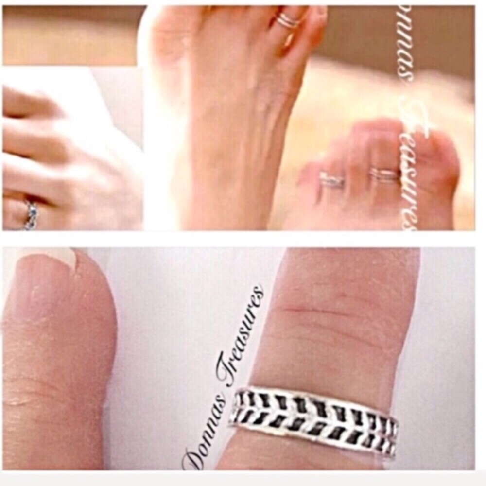 ⛱Antiqued Open Backed Toe/Finger Ring